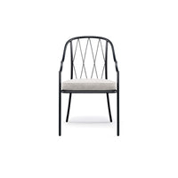 COMO Outdoor tall back armchair