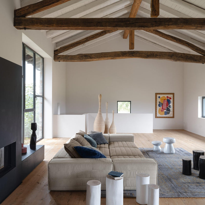 SAMET LOW A - Modularna sofa s jastucima