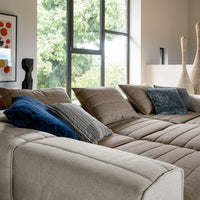 SAMET LOW A - Modular Sofa with cushions