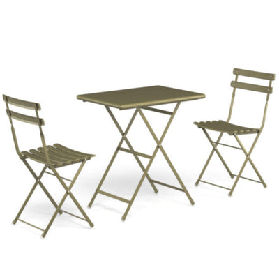 ARC EN CIEL 2 chairs + table 70x50