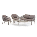 NETA Outdoor set of one sofa, two armchairs and coffee table