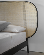 SHIKO WEIN Wooden bed frame in natural or black ash