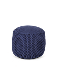 SMALL STONE Ottoman padded with polystyrene microspheres with C-04 braiding