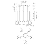 Sofì Suspension lamp