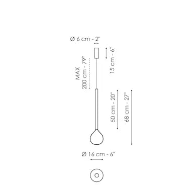 Sofì Suspension lamp