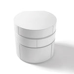 BON BON White lacquered metal containers