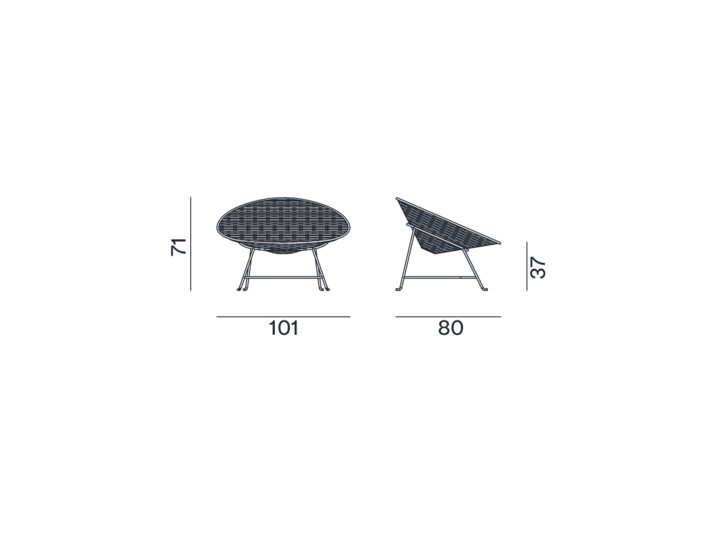 SWEET Stolica s naslonom