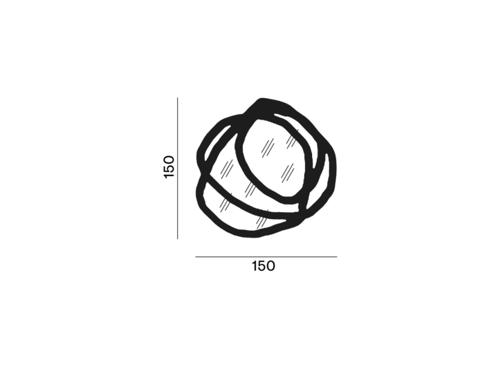 SWEET Zidno ogledalo