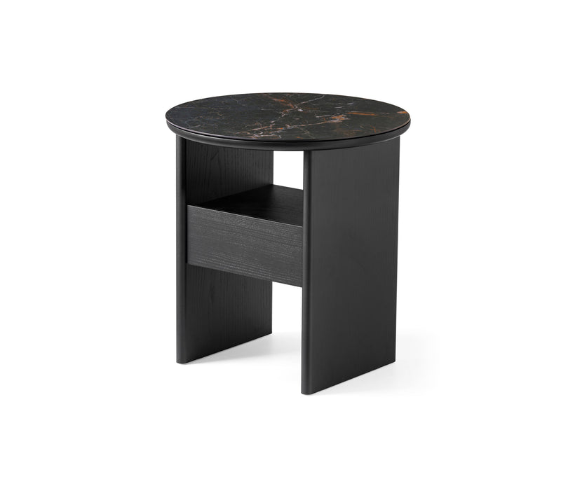 TAU Noćni ormarić s ladicom i keramičkom pločom