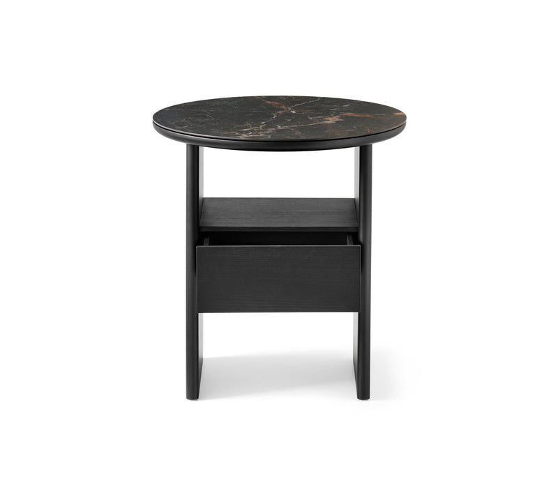 TAU Noćni ormarić s ladicom i keramičkom pločom