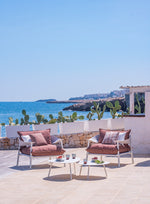 TERRAMARE Coffee table with ceramic top  Ø 75