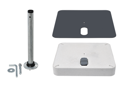 SMART Ø250cm 8-dijelni aluminij premazan prahom