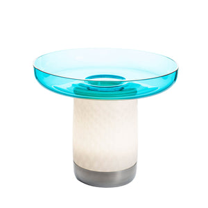 BONTA' (lamp + plate)  Mobile table lamp